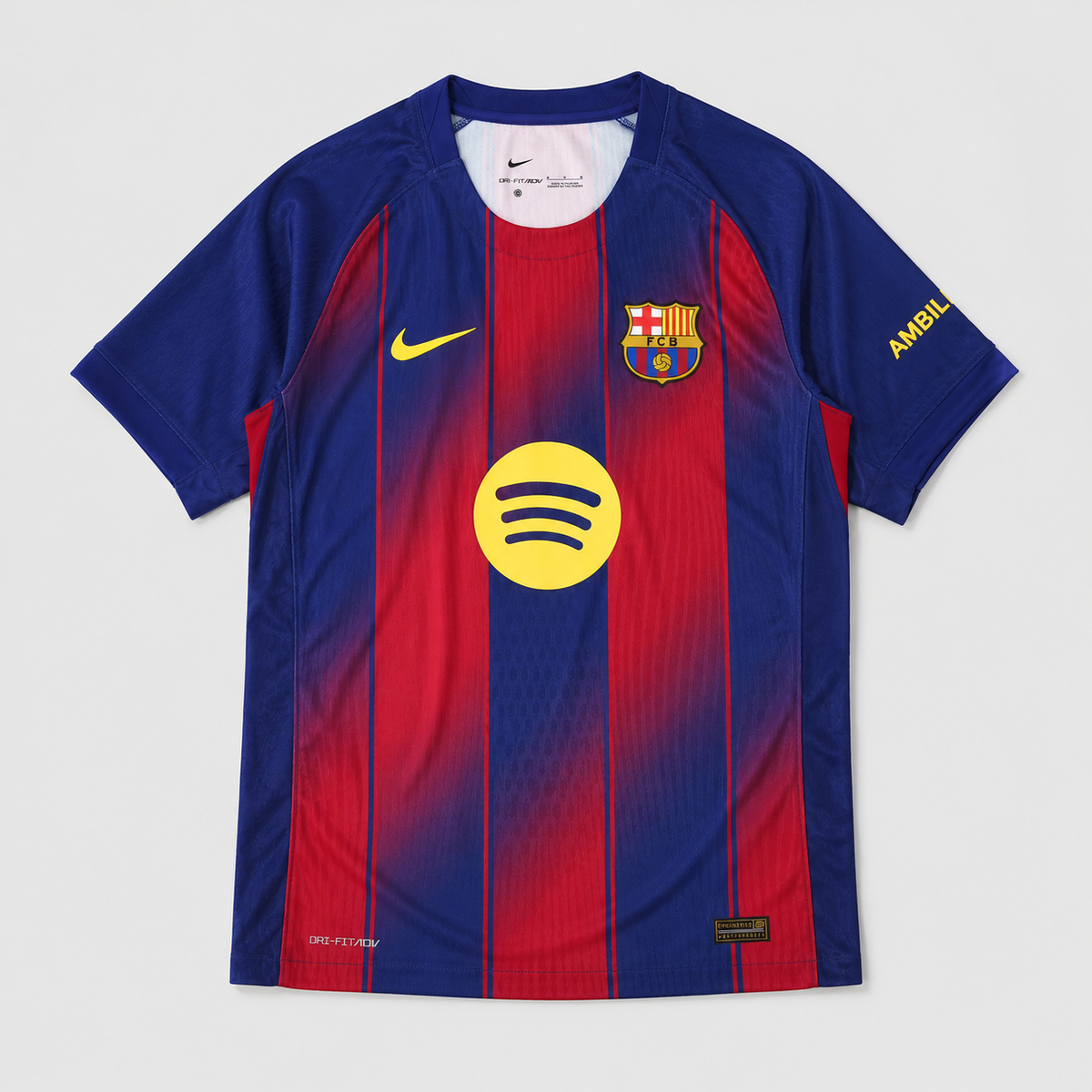 Barcelona Home Jersey 2025/26 Player Version - Yellow Round Logo