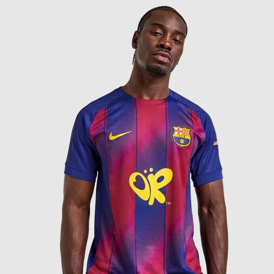 Camisa Barcelona I 25/26 Torcedor - Logo Amarelo Bolha - foto 2