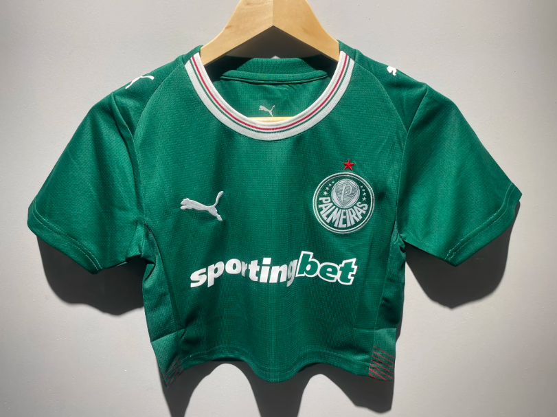 Palmeiras Cropped Home 2026/27 Women's Jersey - photo 2