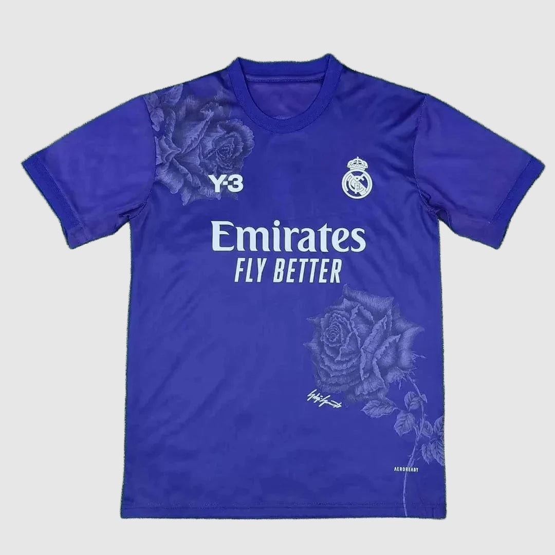Real Madrid Y3 2024/25 Fourth Fan Jersey - Purple Rose Print