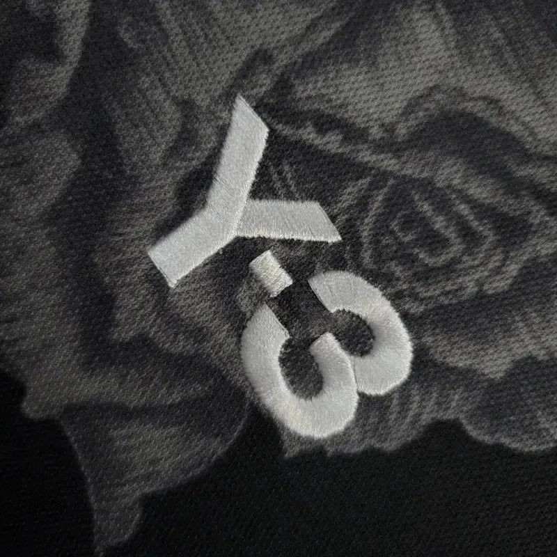 Real Madrid Y3 2024/25 Fourth Fan Jersey - Black Rose Print - photo 3