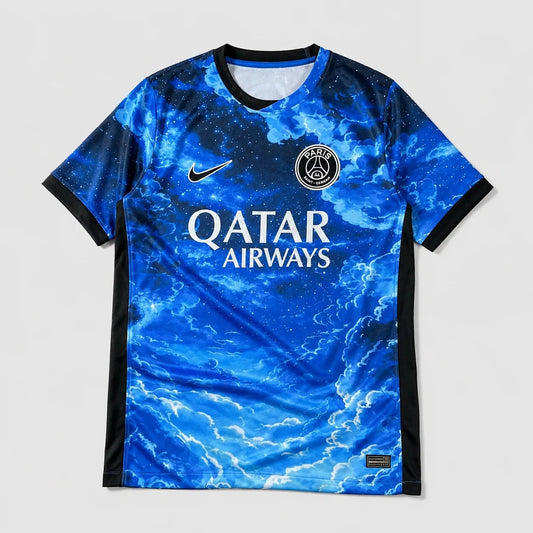 Camisa Paris Saint-Germain Edição Especial Torcedor - Azul Estampa de Nuvens