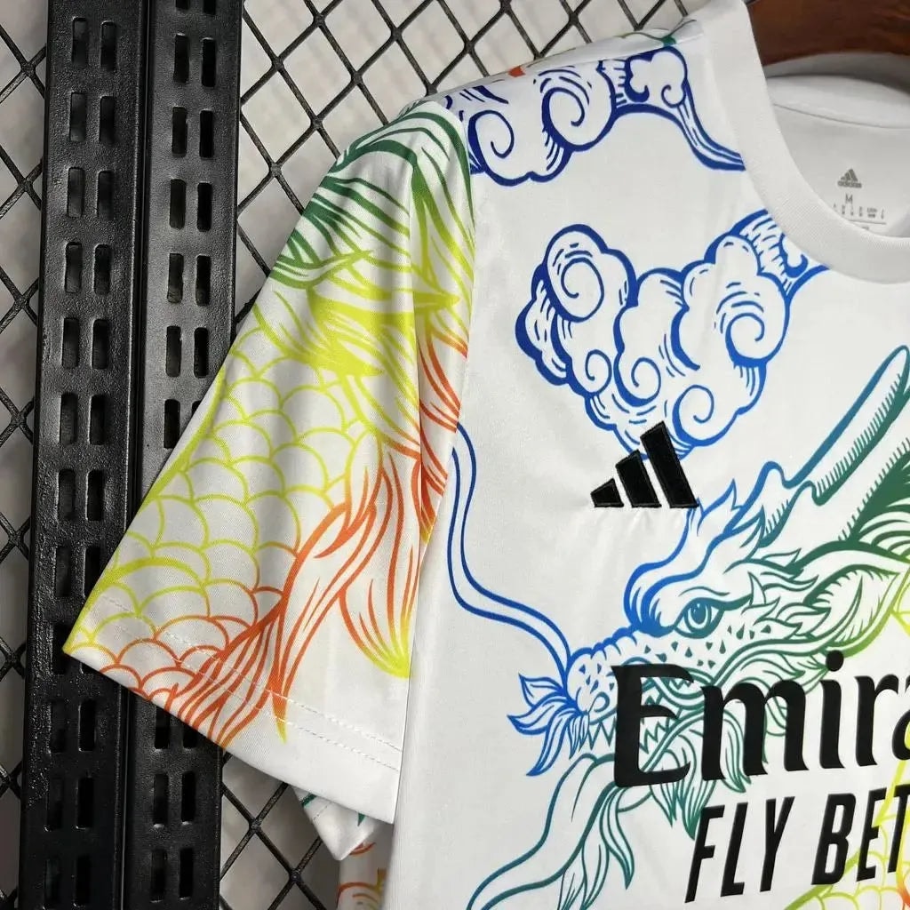 Real Madrid Chinese Dragon 2024/25 Fan Jersey - White Dragon - photo 3