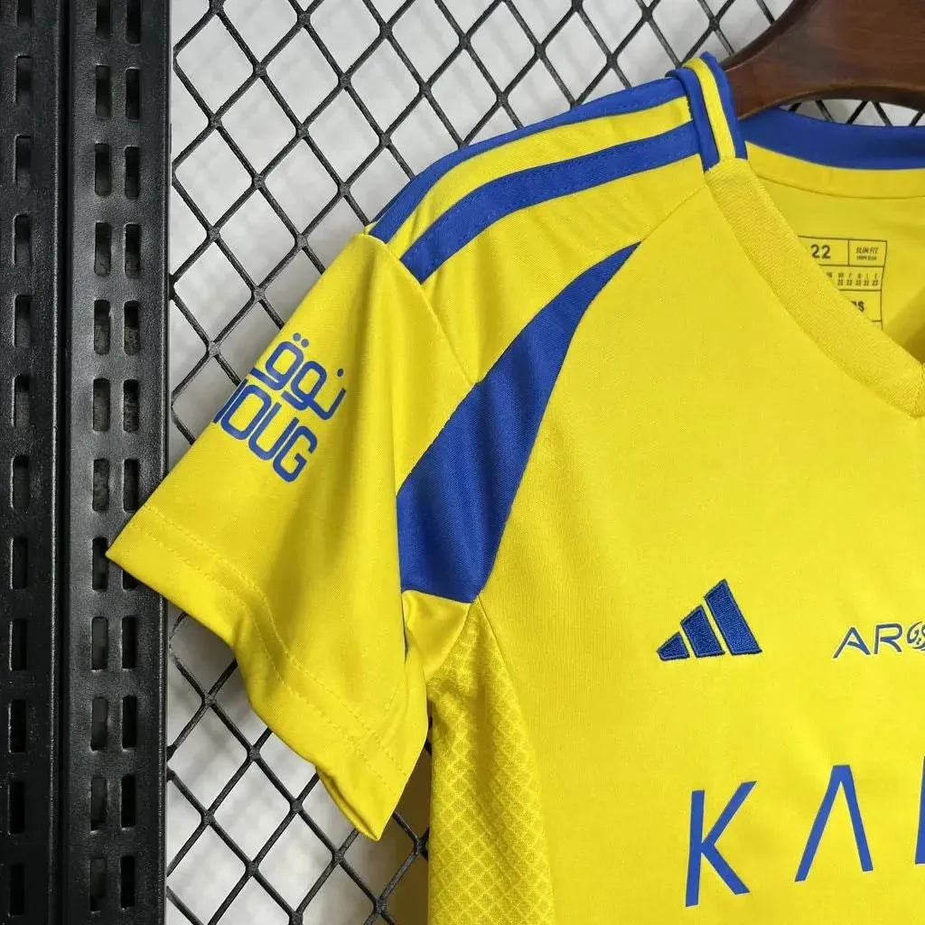 Al Nassr Home Kids Kit 2024/25 - photo 3