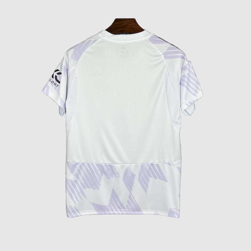 Manchester United Away Jersey 2025/26 - White And Lilac - photo 2