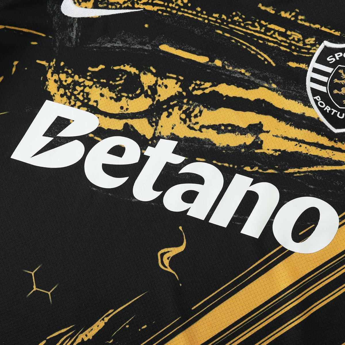 Sporting CP Away Jersey 2024/25 - Black And Gold - photo 3