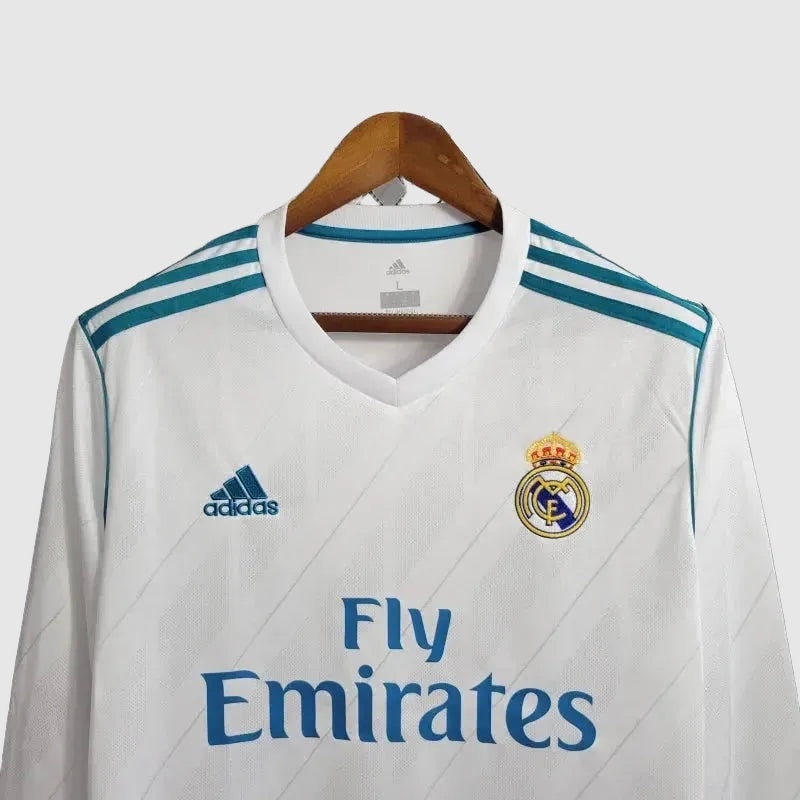 Real Madrid Retro Home Long Sleeve Jersey 2017/18 - photo 4