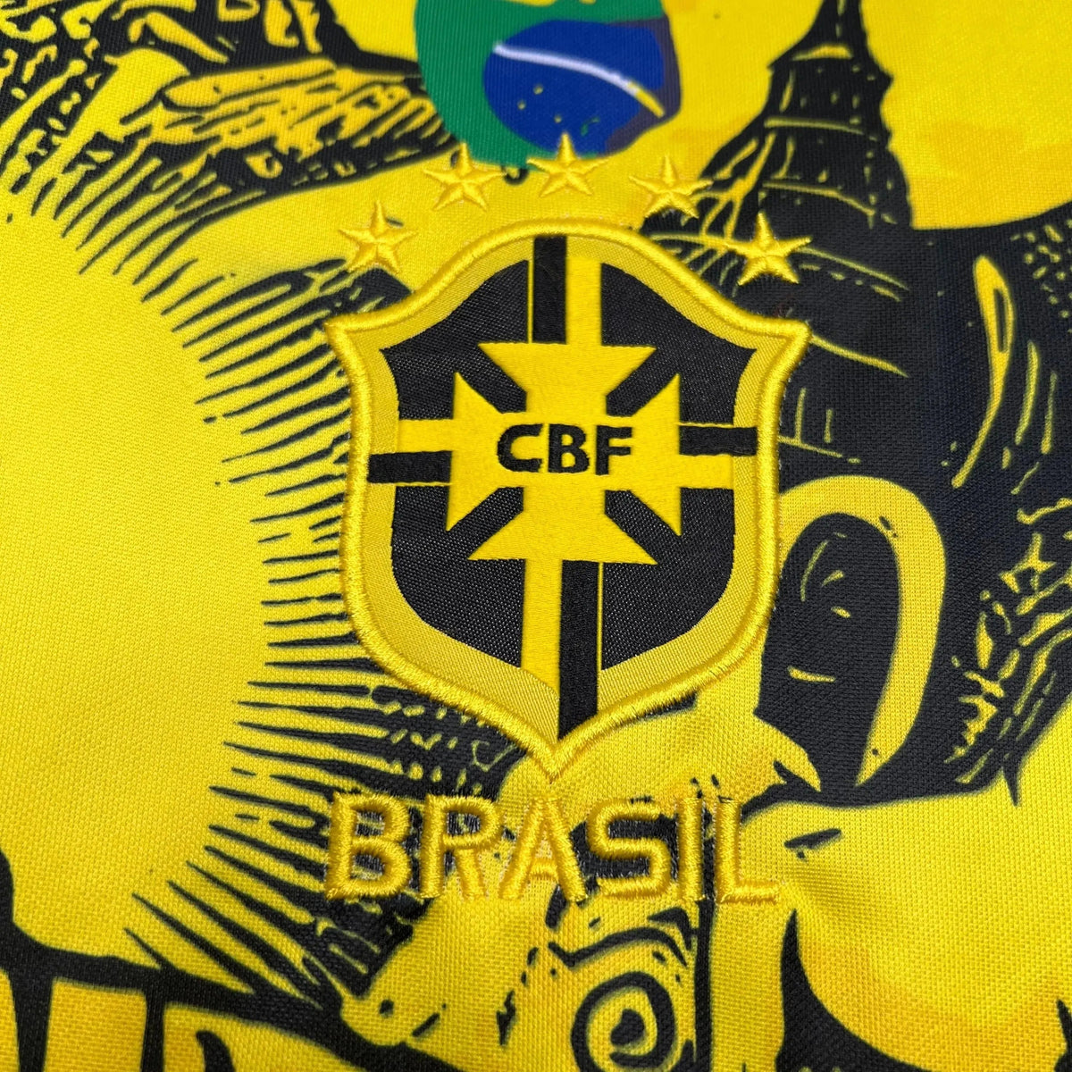 Brazil Cristo Redentor - Yellow Special Edition Fan Jersey - photo 3