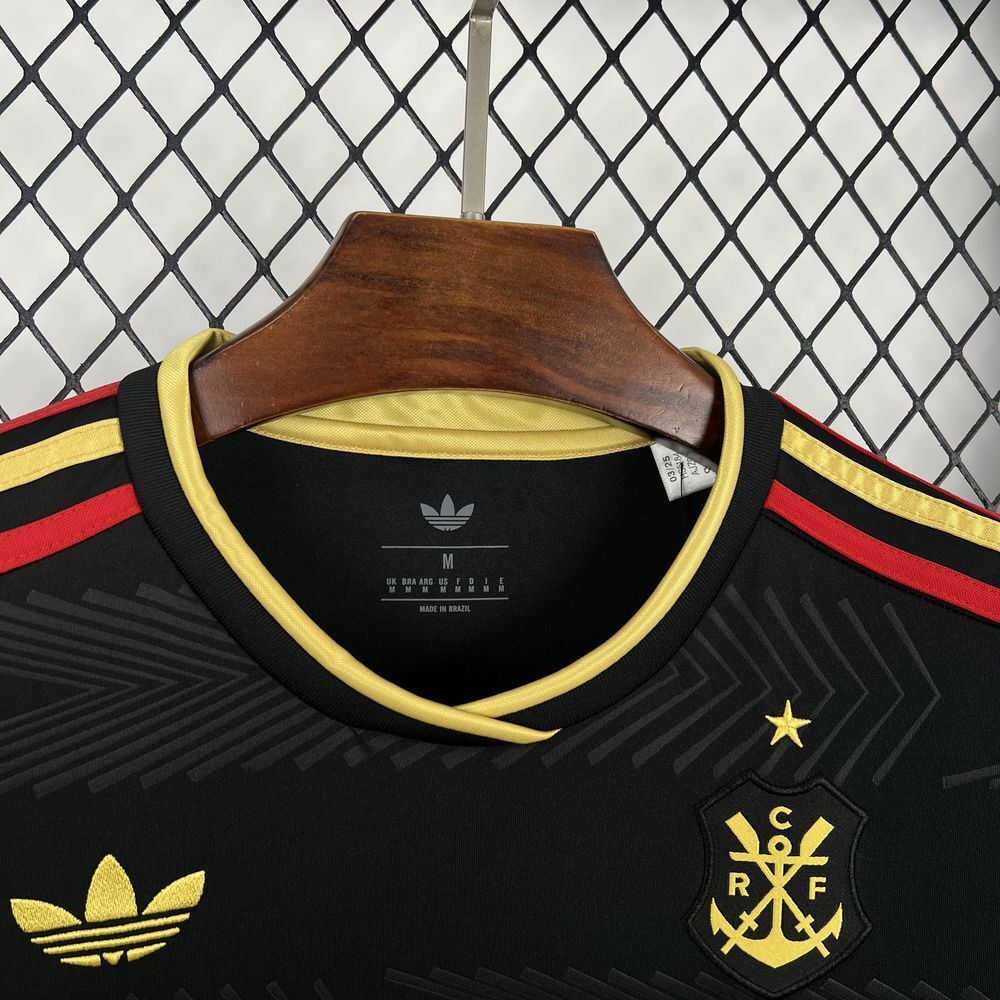 Flamengo Home Jersey 2025/26 - Black And Gold - photo 4