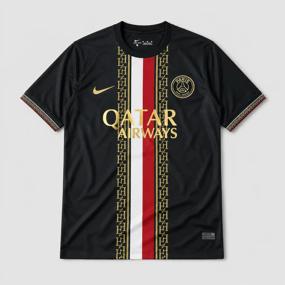 Paris Saint-Germain Special Edition Jersey - Black Gold Stripe