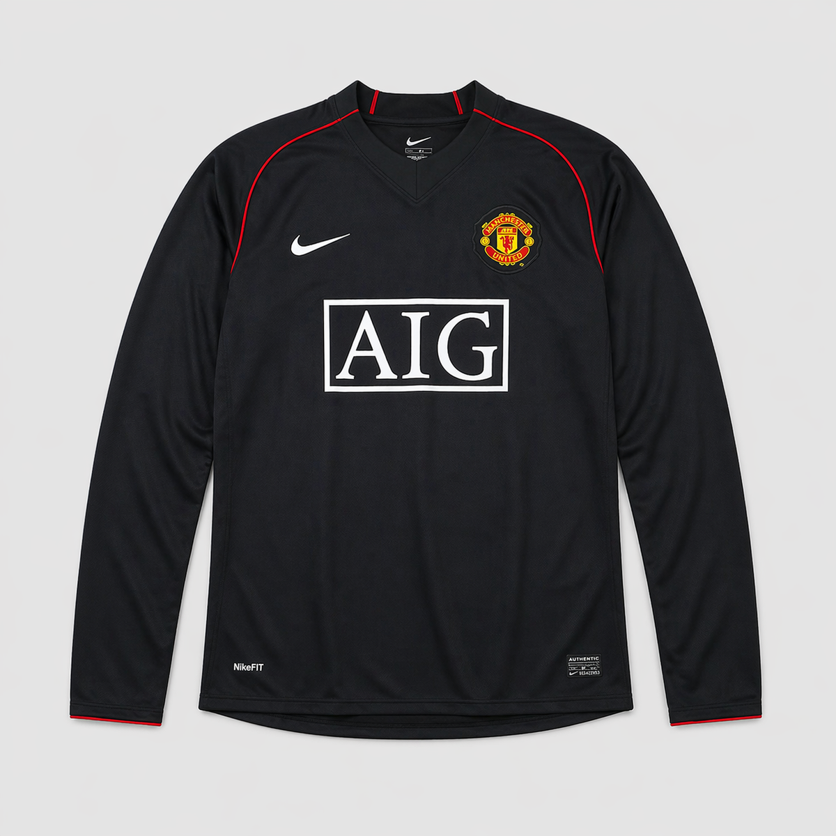 Manchester United Retro Away Long Sleeve Jersey 2007/08