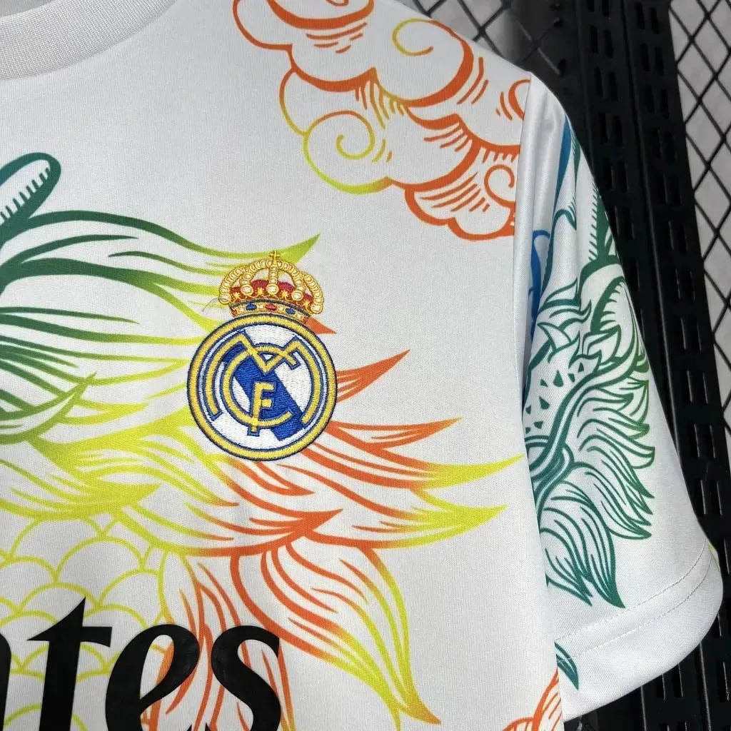 Real Madrid Chinese Dragon 2024/25 Fan Jersey - White Dragon - photo 4