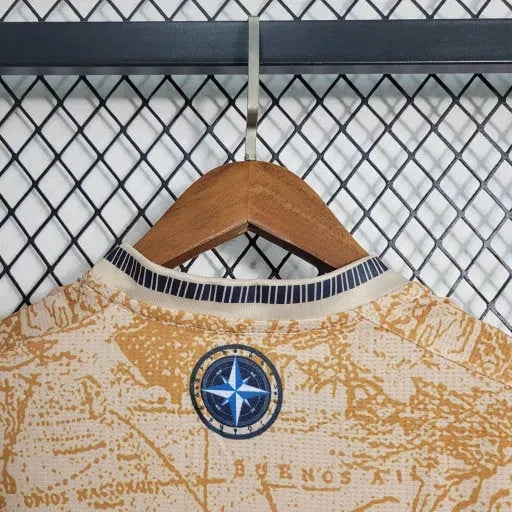 Camisa Argentina Edição Especial Torcedor - Bege Estampa de Mapa - foto 6