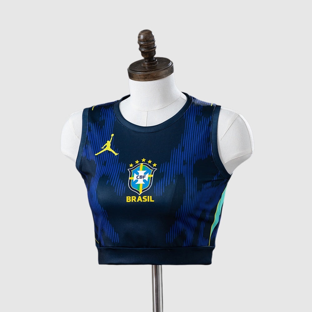 Brazil Away 2026/27 Women's Crop Tank Top