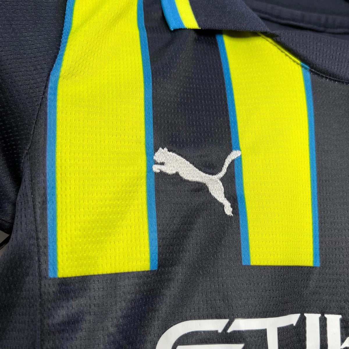 Manchester City Away Kids Kit 2024/25 - Navy And Yellow Stripes - photo 6