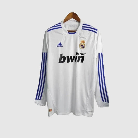 Camisa Retrô Manga Longa Real Madrid I 2010/11