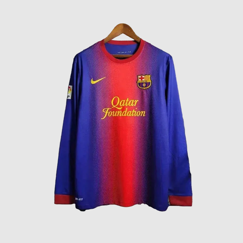 Camisa Retrô Manga Longa Barcelona I 2012/13