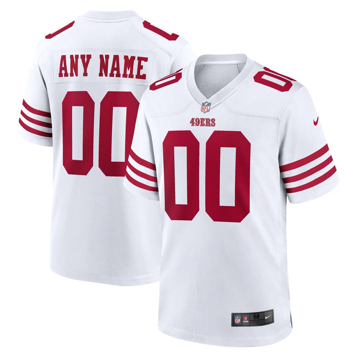 San Francisco 49ers Custom Game Jersey Scarlet - photo 11