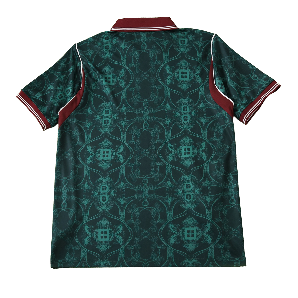 Portugal Special Edition Fan Jersey - Green And Burgundy - photo 2