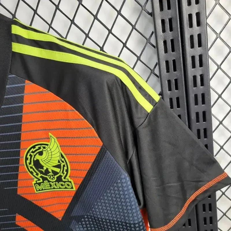 Camisa de Goleiro México 24/25 Torcedor - Preta e Laranja - foto 6