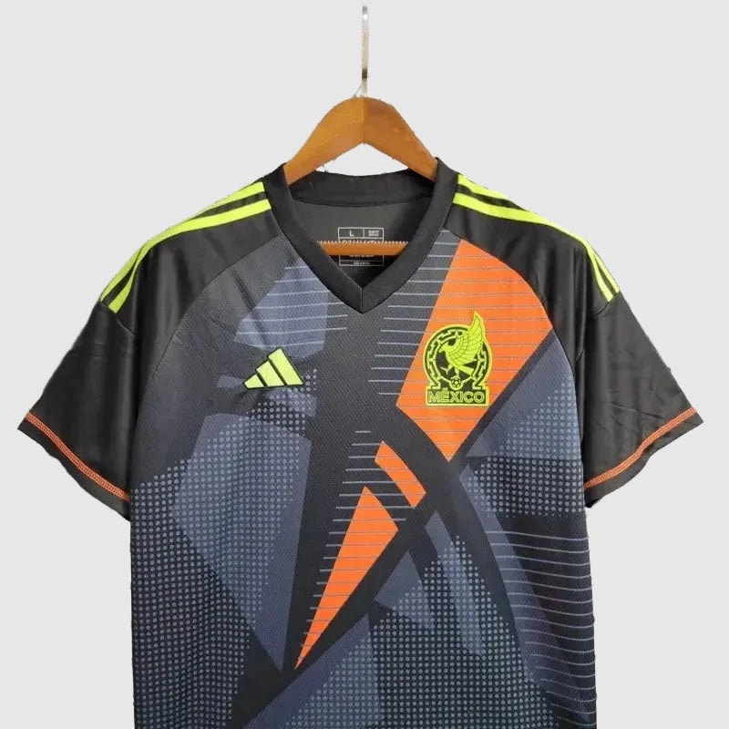 Camisa de Goleiro México 24/25 Torcedor - Preta e Laranja - foto 2