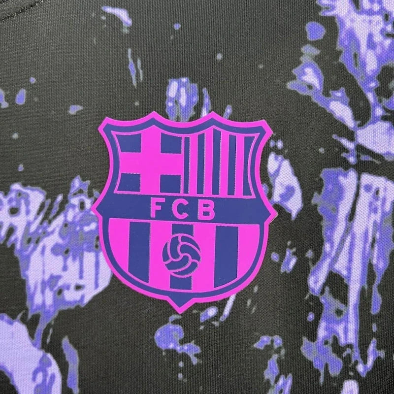 Barcelona Special Edition Fan Jersey - Purple Black Texture - photo 3