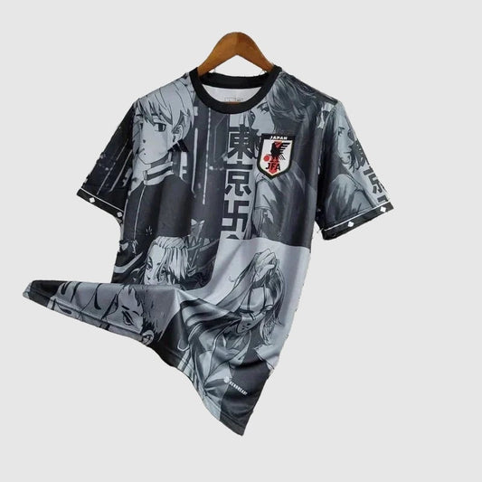 Camisa Japão Edição Especial Torcedor - Cinza Estampa Samurai