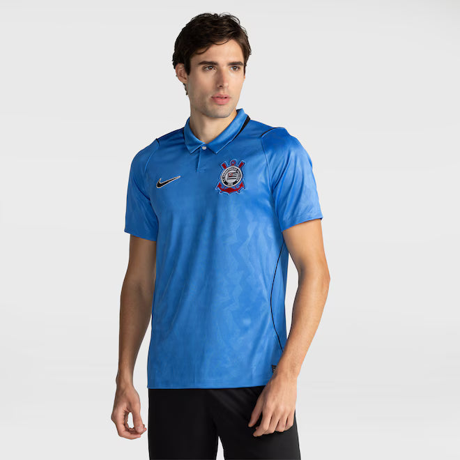 Camisa Corinthians III 25/26 Torcedor - Azul-Celeste