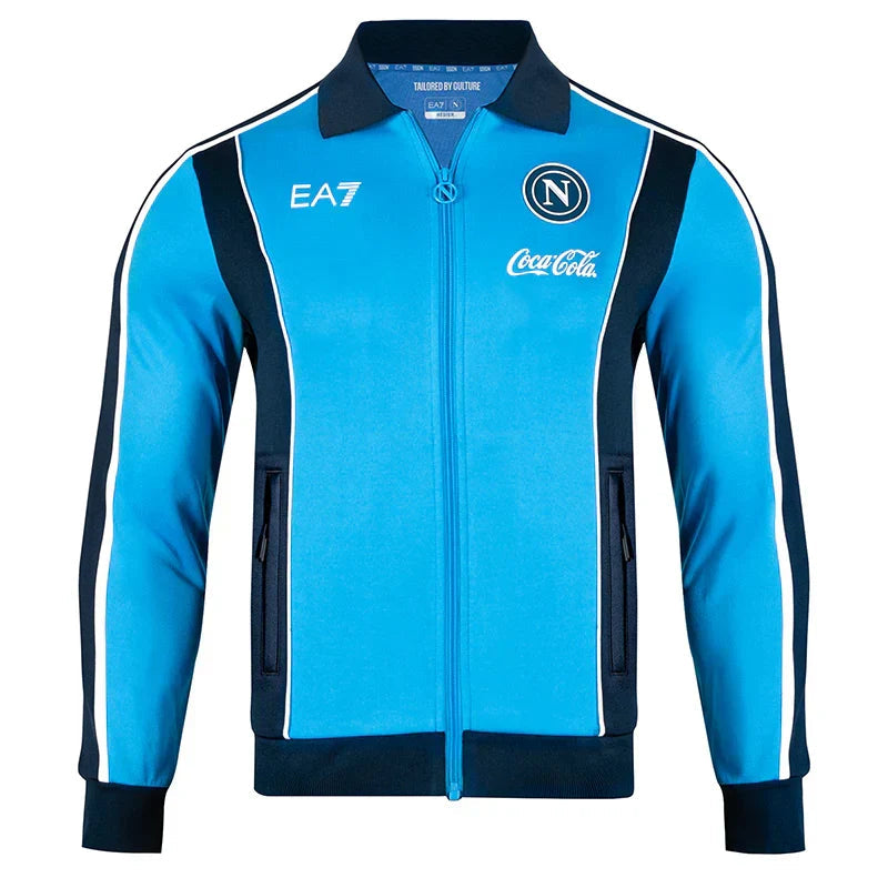 Jaqueta Napoli Anthem Euro 25/26 Azul-Celeste