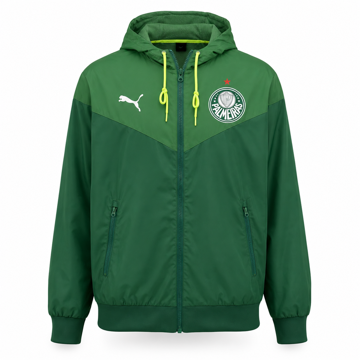 Palmeiras 2023/24 Windbreaker Jacket - Green Hooded - photo 2