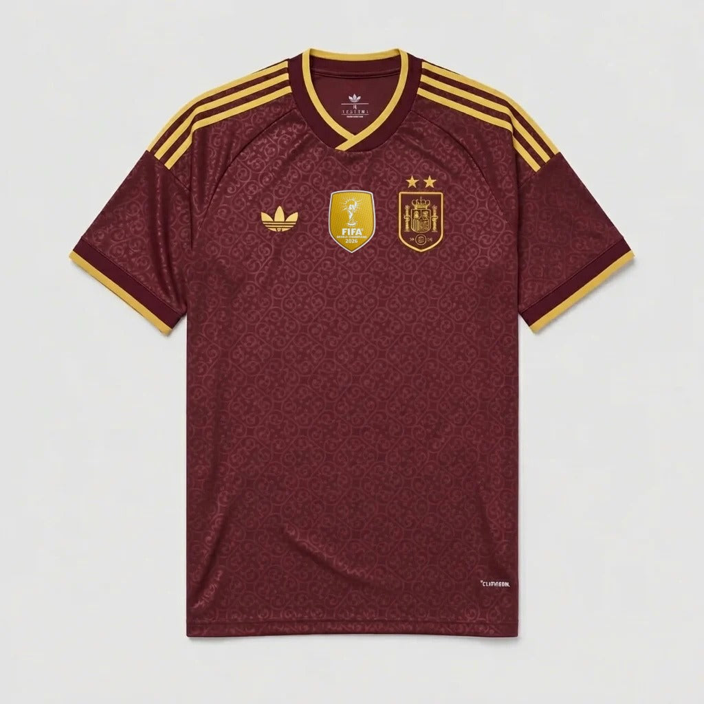 Spain Away Special Edition Fan Jersey - Burgundy