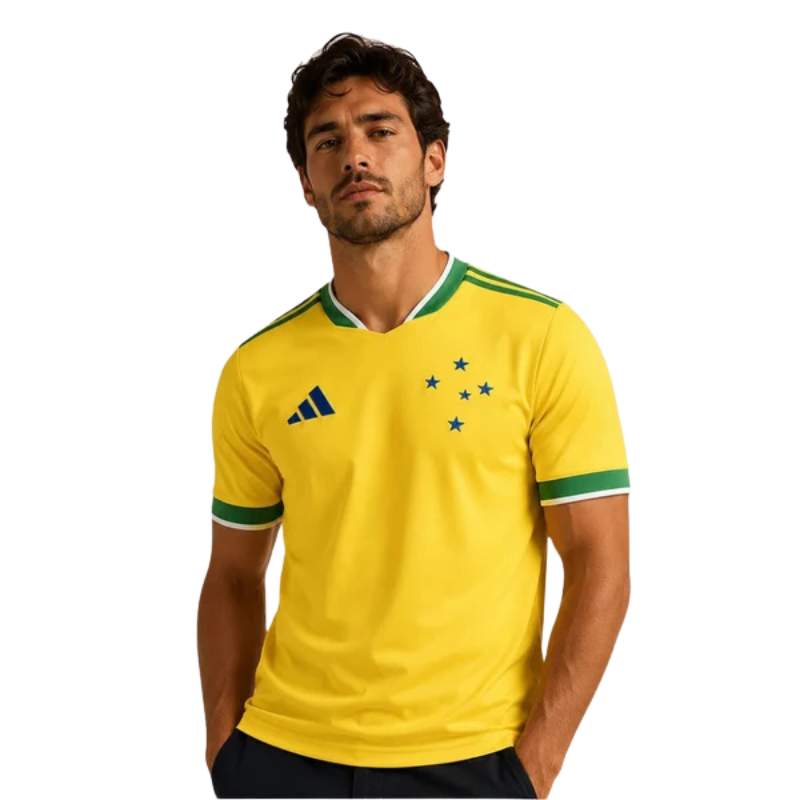 Cruzeiro Third 2026/27 Fan Jersey - Green and Yellow