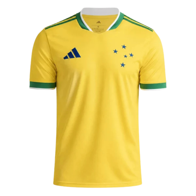 Cruzeiro Third 2026/27 Fan Jersey - Green and Yellow - photo 2