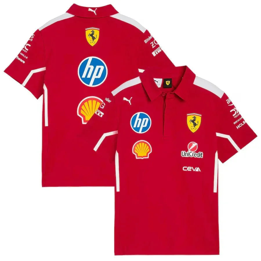 Scuderia Ferrari Team Polo Shirt 2025