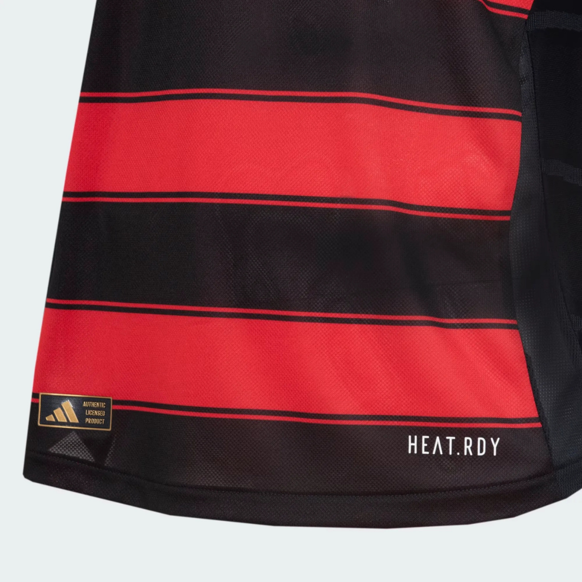 Camisa Flamengo I 25/26 Jogador - Vermelha e Preta com Listras Horizontais - foto 5