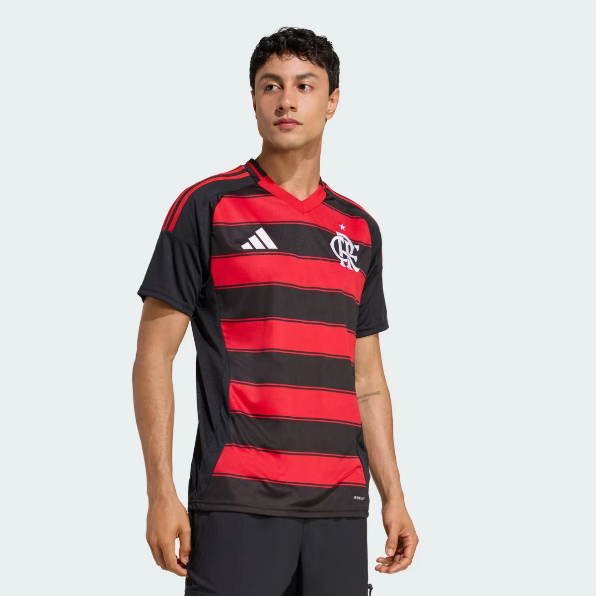 Flamengo Home Jersey 2025/26 - Red And Black Hoops