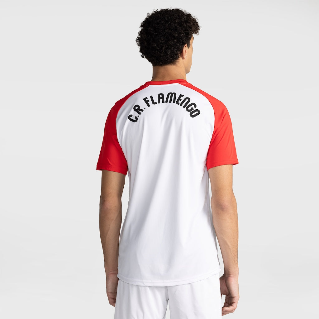 Flamengo Pre-Match 2026/27 White and Red Fan Jersey - photo 2