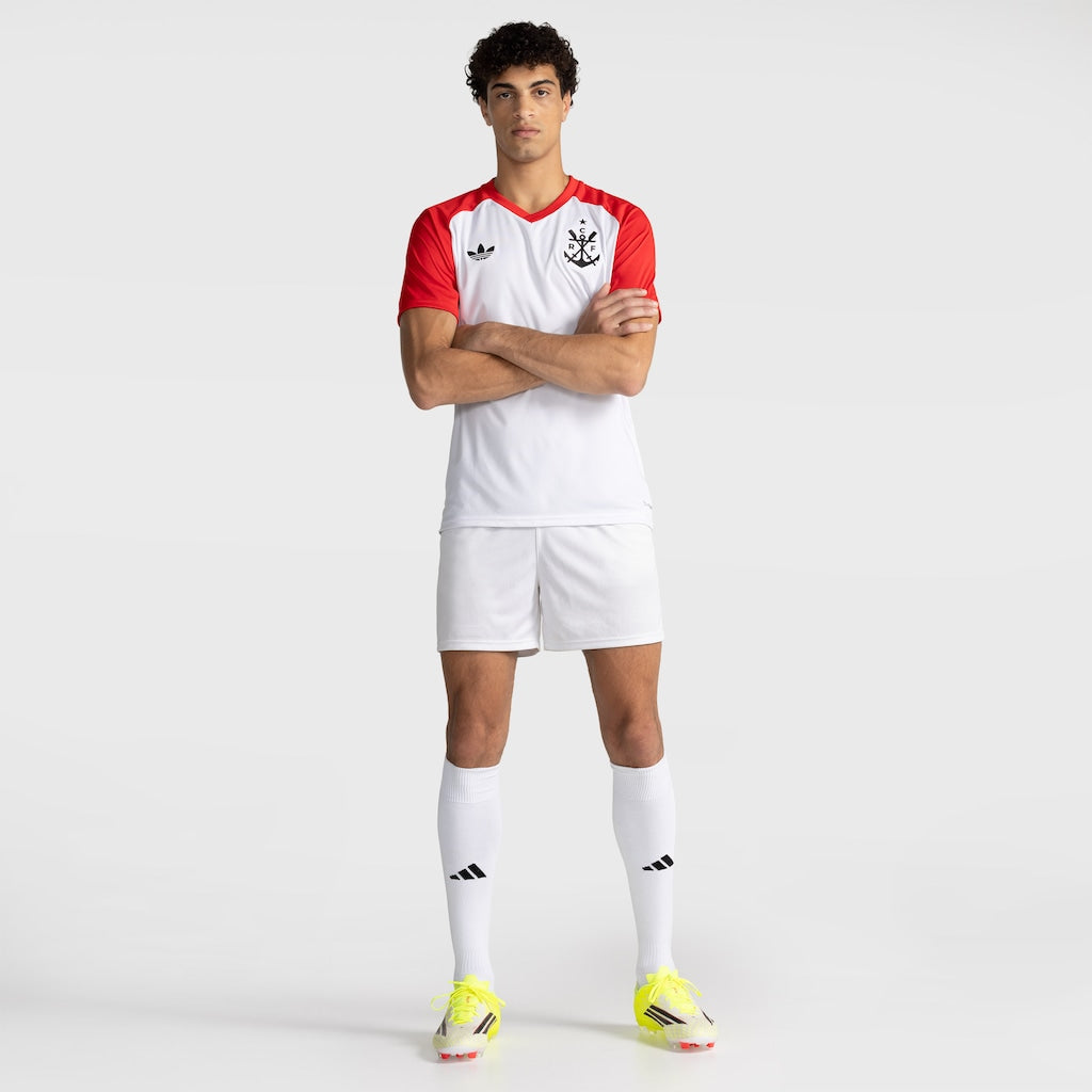Flamengo Pre-Match 2026/27 White and Red Fan Jersey - photo 3