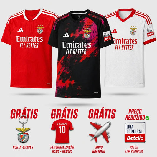 Benfica Combo 26/27 - Home, Away and Third