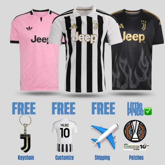 Juventus Combo 26/27 - Home, Away and Third