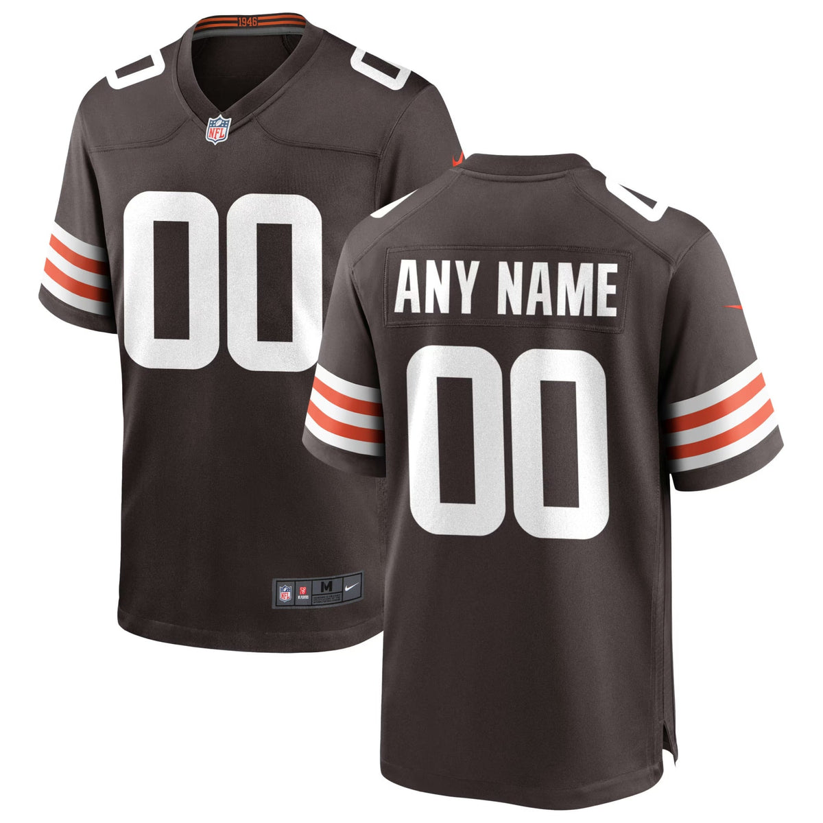Camisa Cleveland Browns Game Personalizada - Marrom (2)