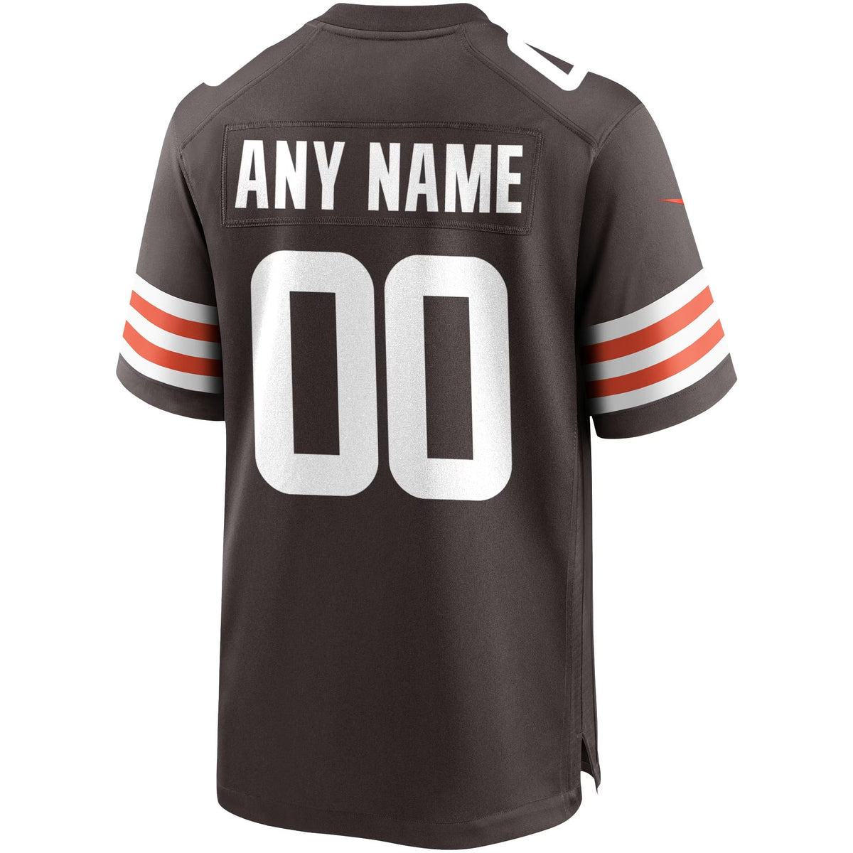 Cleveland Browns Custom Game Jersey - Brown - photo 3