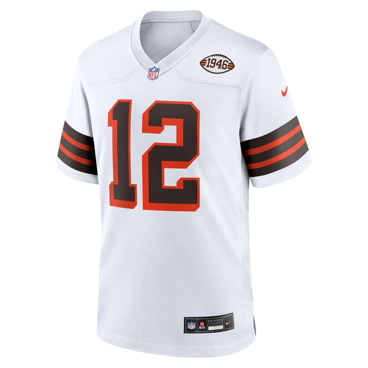 Cleveland Browns Shedeur Sanders 2025 NFL Draft 2nd Alternate Game Jersey - White - photo 2