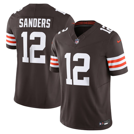Camisa Cleveland Browns Shedeur Sanders Limited Vapor F.U.S.E. Marrom