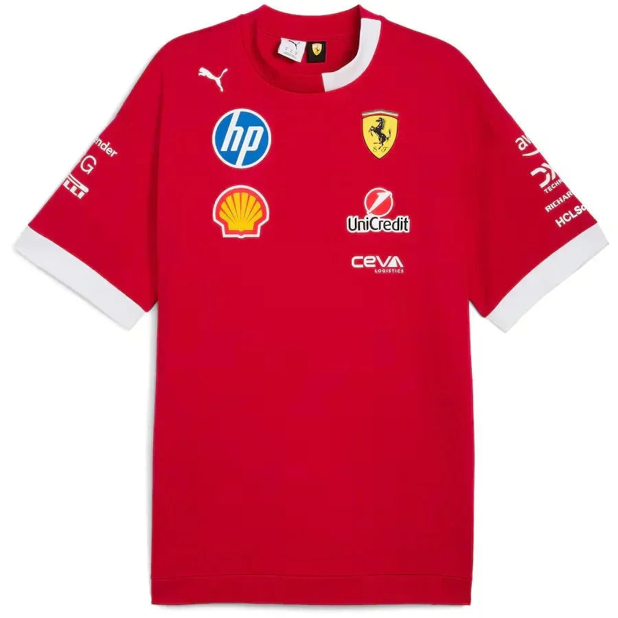 Camiseta Scuderia Ferrari Team Set Up 2025 - foto 2