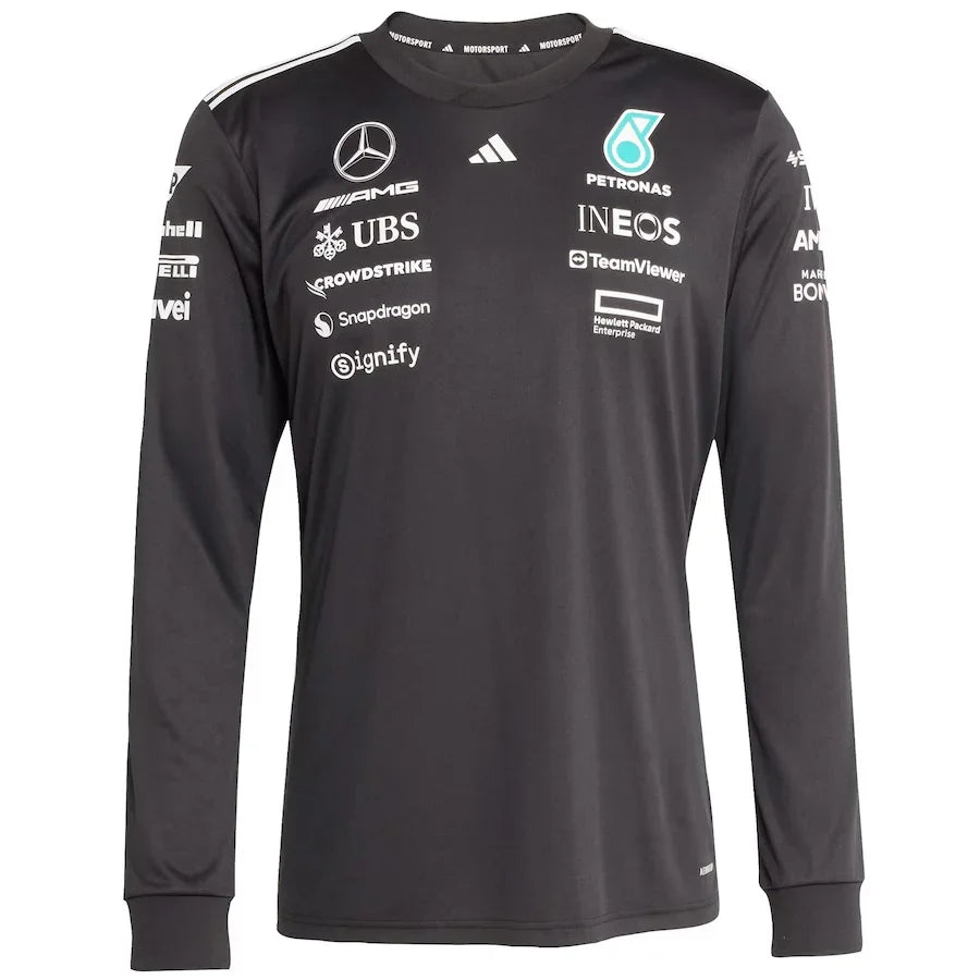 Mercedes-AMG Long Sleeve Jersey - Black