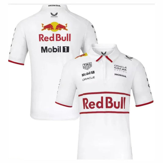 Red Bull Racing 2025 Team Polo White