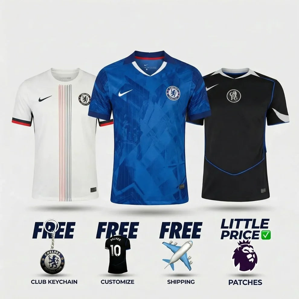 Chelsea Combo 25/26 - Home, Away and Third