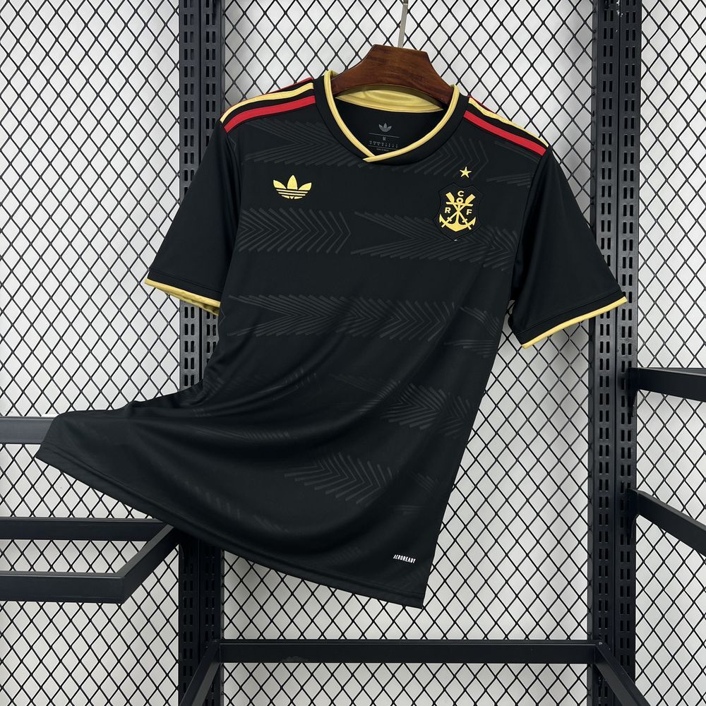 Flamengo Home Jersey 2025/26 - Black And Gold - photo 2