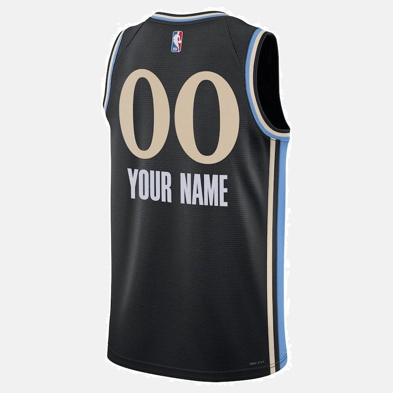 Atlanta Hawks Jersey 2023/24 - Custom 00 Black - photo 3